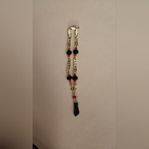 Baby Azabache Elegant Black and Gold Bracelet